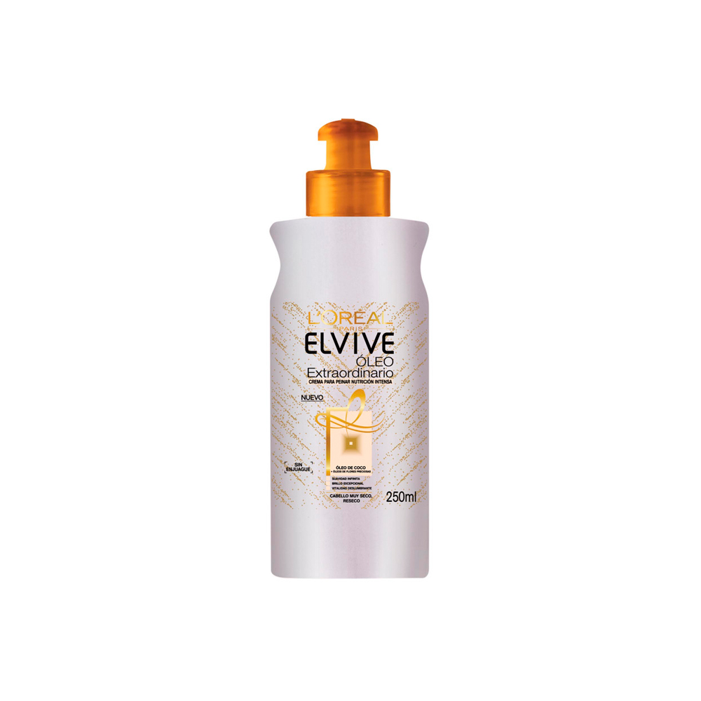 Loreal Elvive Oleo Extraordinario Crema Para Peinar Nutricion Intensa