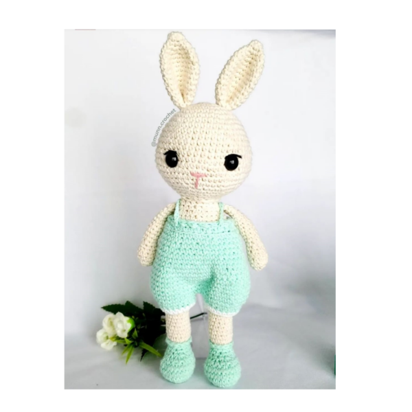 AMIGURUMI MUNN EMILIO CONEJO CROCHET 30cm