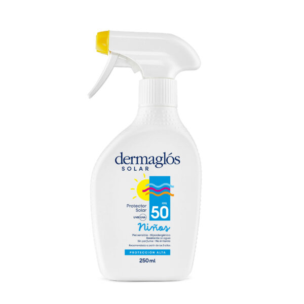 DERMAGLOS SOLAR  NIÑOS FPS 50 NIÑOS C/ GATILLO 250 ML
