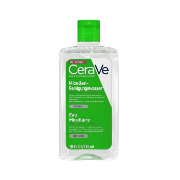 CERAVE AGUA MICELAR LIMPIADORA SIN PERFUME 295ML