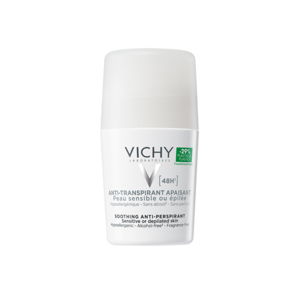 VICHY DEO ANTI-TRANSPIRANTE PIEL SENSIBLE ROLL-ON 48HS  50ML